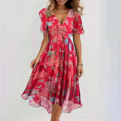 Variant image for Abito V-Nine da Donna - Elegante Scollatura V, Versatile Cerimonia e Casual-7