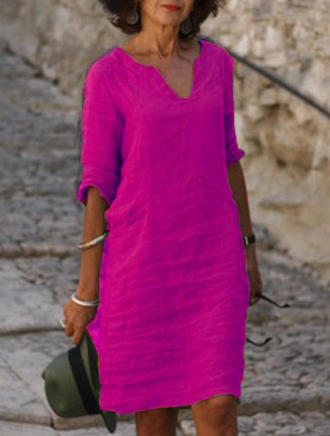 Avila | Abito elegante con scollatura a V