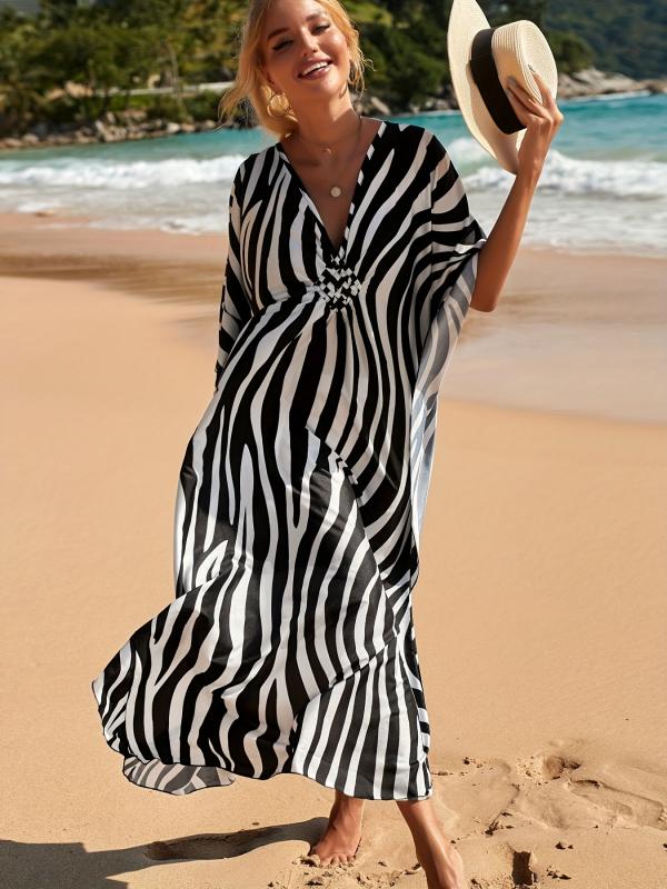 Zara | Abito da Spiaggia Zebra Elegante e Leggero per Estate 6