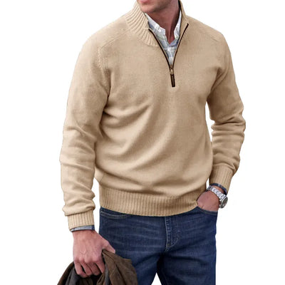 Silvano | Maglione con cerniera in cashmere