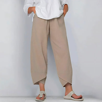 Layla | Pantaloni Eleganti Donna in Lino-1
