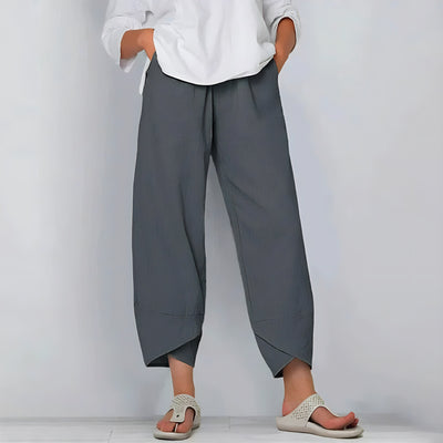 Layla | Pantaloni Eleganti Donna in Lino-6