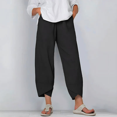 Layla | Pantaloni Eleganti Donna in Lino-5