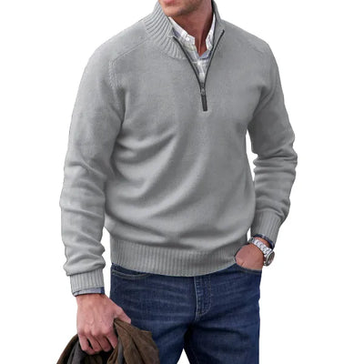 Silvano | Maglione con cerniera in cashmere