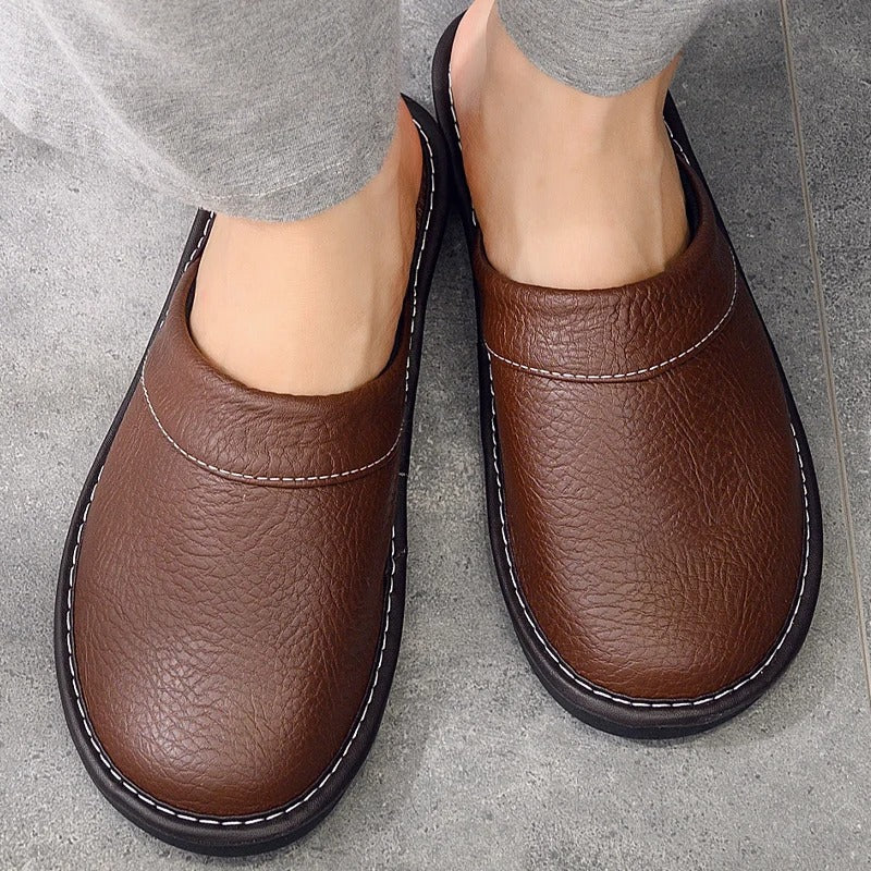 Xavier | Pantofole in Pelle Eleganti per Uomo e Donna-1