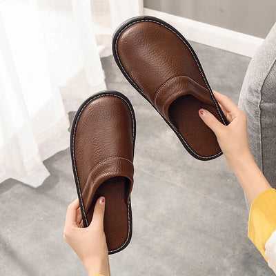 Xavier | Pantofole in Pelle Eleganti per Uomo e Donna-3