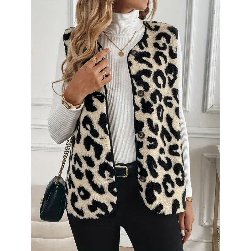 Clara | Elegante Jacke mit Leopardenmuster