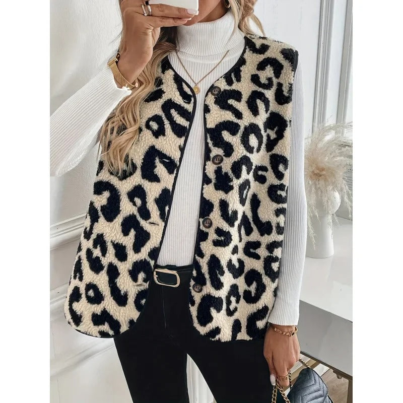 Clara | Elegante Jacke mit Leopardenmuster