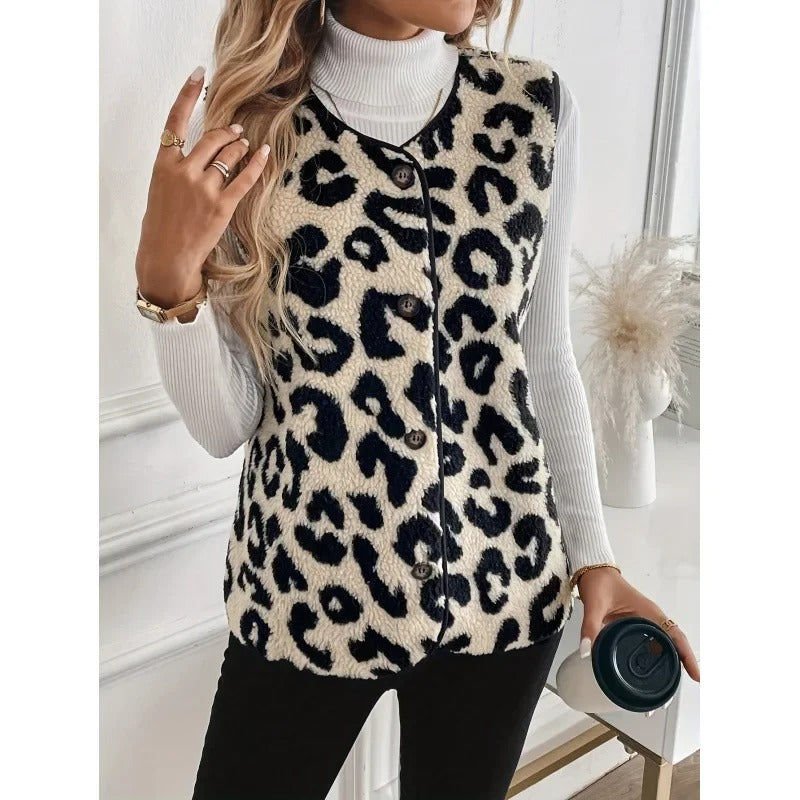 Clara | Elegante Jacke mit Leopardenmuster