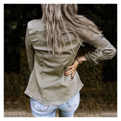 Heidi Giacca Jeans Donna – Denim Premium, Casual Elegante-4