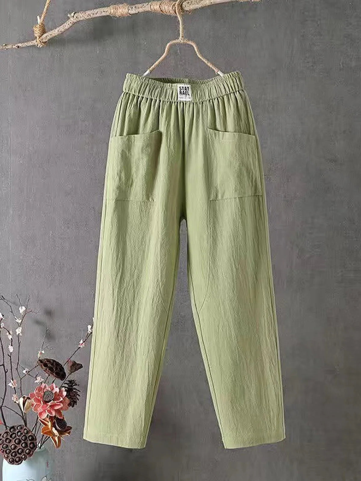 Rina | Pantaloni di lino da donna