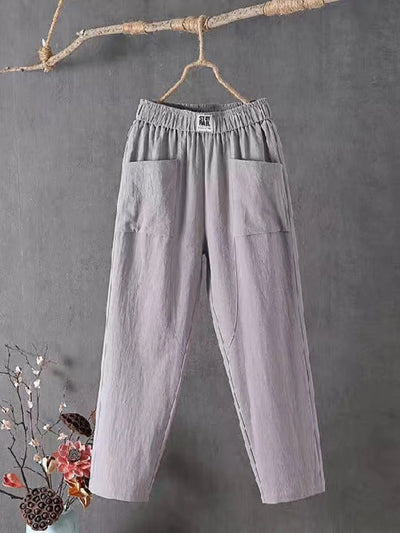 Rina | Pantaloni di lino da donna
