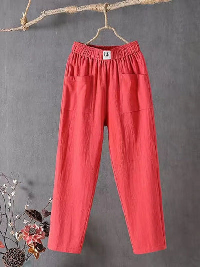 Rina | Pantaloni di lino da donna