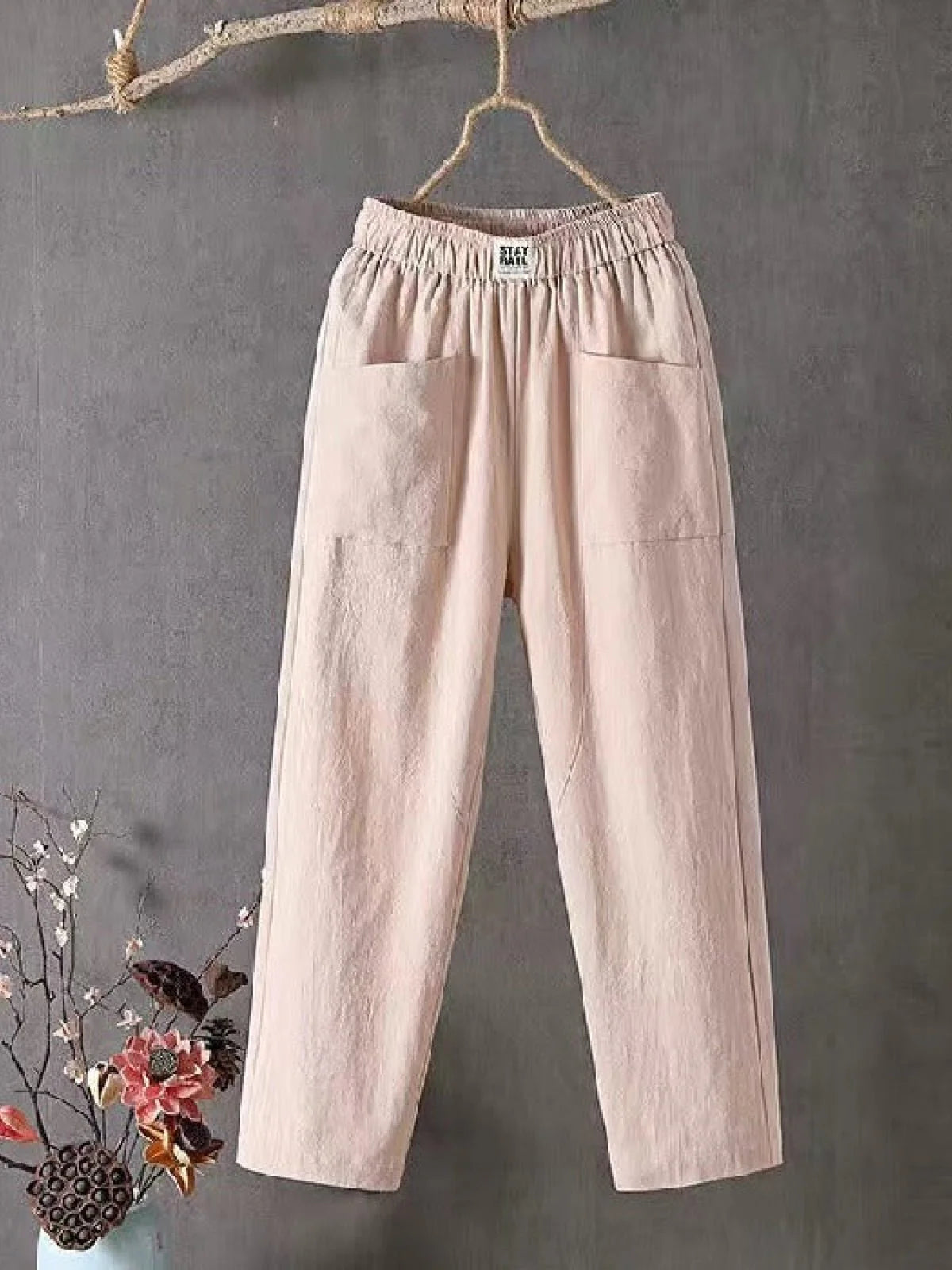 Rina | Pantaloni di lino da donna