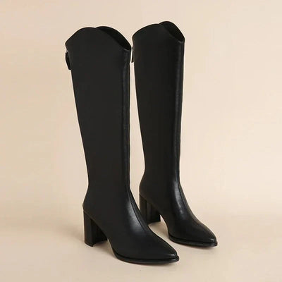 Adeline | Stivali Alti Donna Eleganti con Punta Appuntita per Look Casual e Formale 1