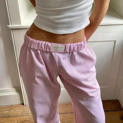 Samantha Lino Pantaloni Uomo – Design Elegante e Fluente, Comfort Ottimale-1