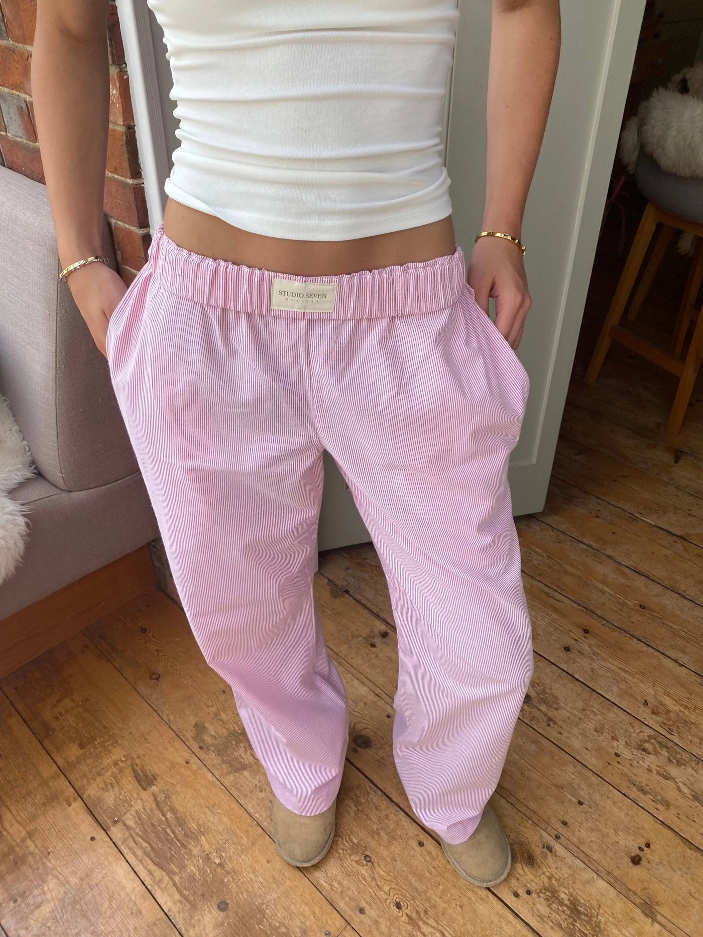 Variant image for Emma Lounge Pants – Premium Fabric, Relaxed Fit-1