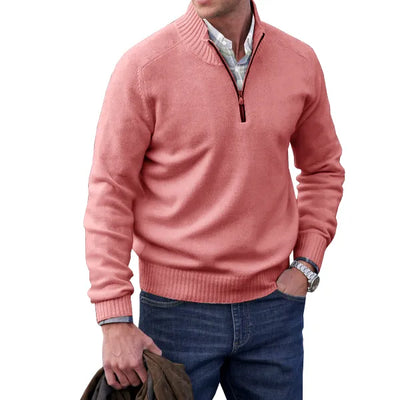 Silvano | Maglione con cerniera in cashmere