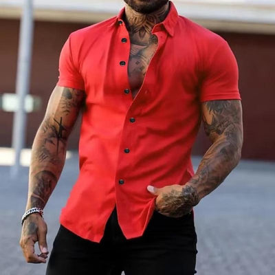 Variant image for Sleetta | Camicia da Uomo a Maniche Corte Elegante e Versatile-33