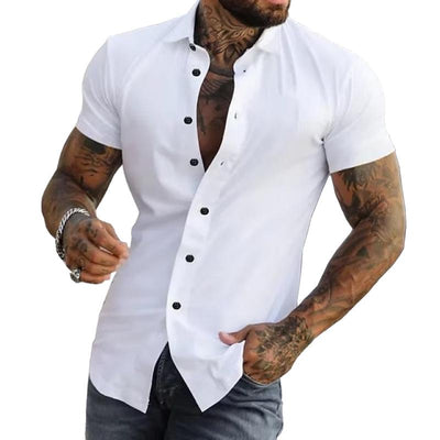 Sleetta | Camicia da Uomo a Maniche Corte Elegante e Versatile-2