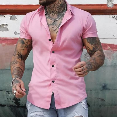 Variant image for Sleetta | Camicia da Uomo a Maniche Corte Elegante e Versatile-29