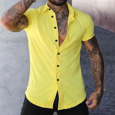 Variant image for Sleetta | Camicia da Uomo a Maniche Corte Elegante e Versatile-37