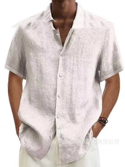 Variant image for Adriaan | Camicia di Lino Uomo Elegante e Traspirante-49