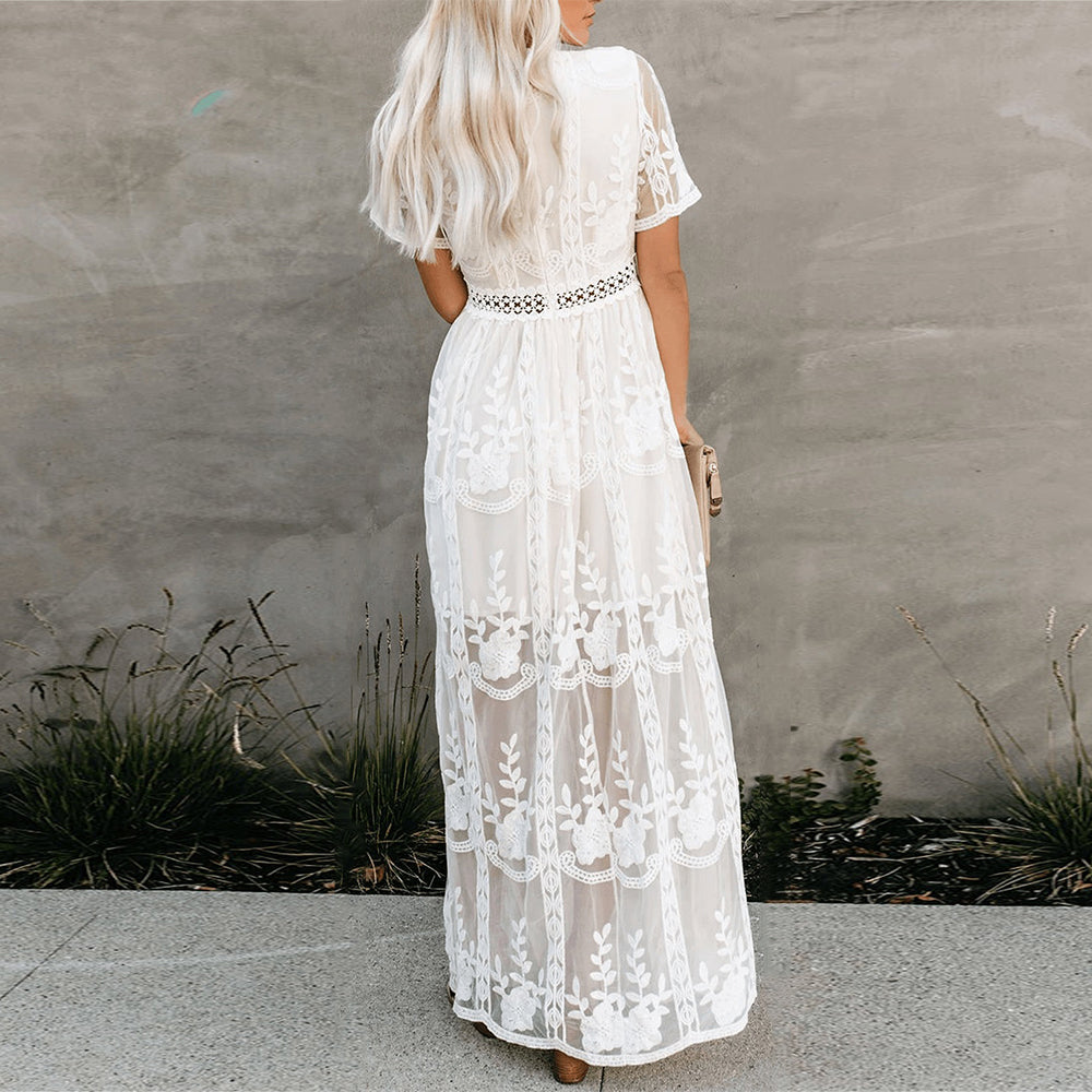 Merlinda | Vestito Lungo Elegante - Fluido e Traspirante-3