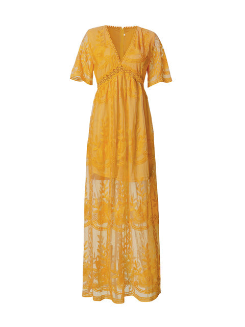 Merlinda | Vestito Lungo Elegante - Fluido e Traspirante-6