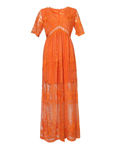 Merlinda | Vestito Lungo Elegante - Fluido e Traspirante-5
