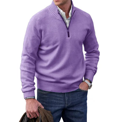 Silvano | Maglione con cerniera in cashmere