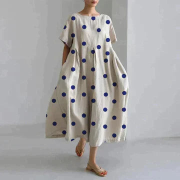 Variant image for Zyra | Abito Estivo Lungo Elegante con Stampa Floreale per Donna-43