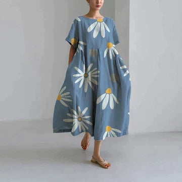 Variant image for Zyra | Abito Estivo Lungo Elegante con Stampa Floreale per Donna-60