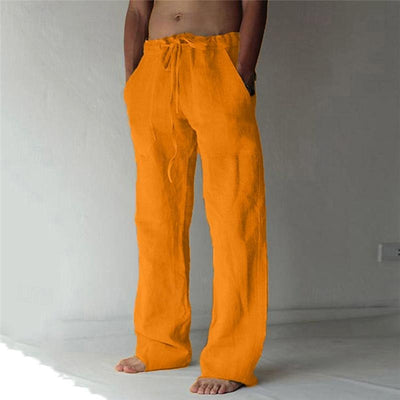Variant image for Pantaloni Uomo - Lino Casual Estivi-49