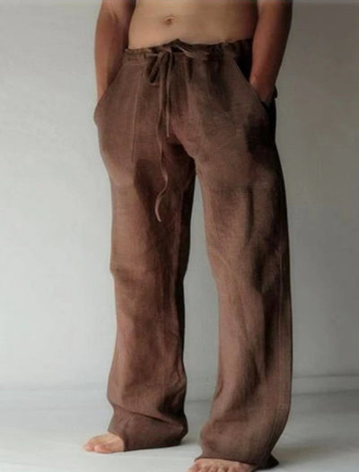 Variant image for Pantaloni Uomo - Lino Casual Estivi-41