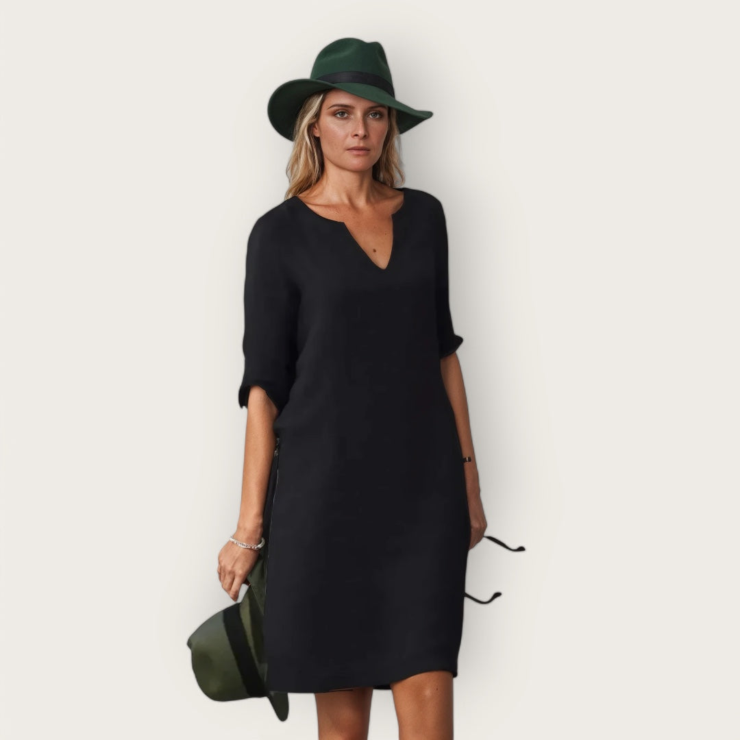 Alessia | Abito elegante con scollatura a V