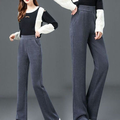 Simona | Pantaloni caldi con elastico in vita