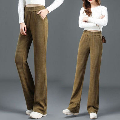Simona | Pantaloni caldi con elastico in vita