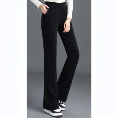 Simona | Pantaloni caldi con elastico in vita