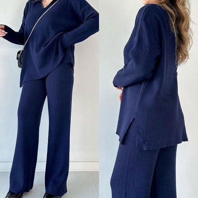 Allegra | Due pezzi in maglia con scollo a V