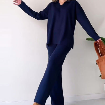 Allegra | Due pezzi in maglia con scollo a V