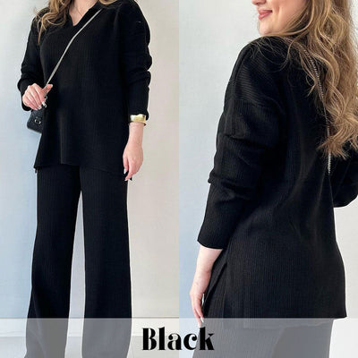 Allegra | Due pezzi in maglia con scollo a V