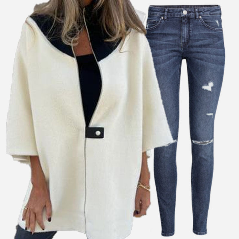 Eleanora | Giacca casual con collo alto