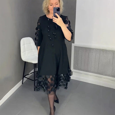 Cecilia | Robe évasée grandes tailles