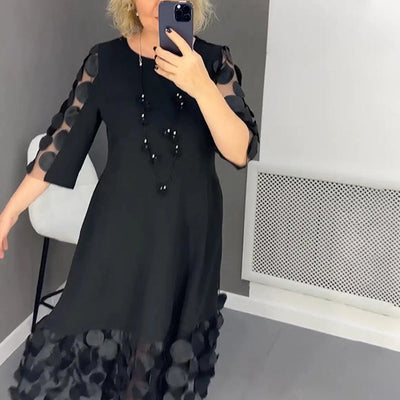 Cecilia | Robe évasée grandes tailles
