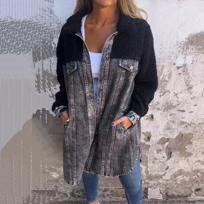Lidia | Giacca lunga in denim