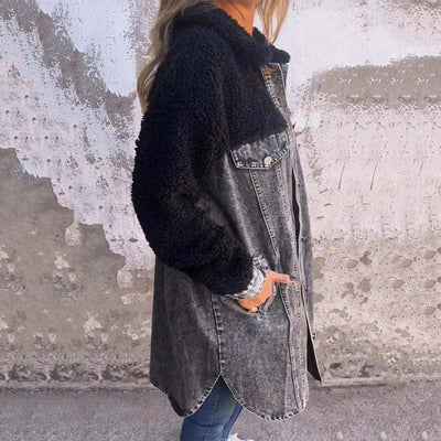 Lidia | Giacca lunga in denim