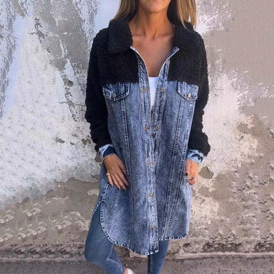 Lidia | Giacca lunga in denim
