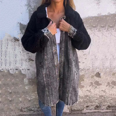 Lidia | Giacca lunga in denim