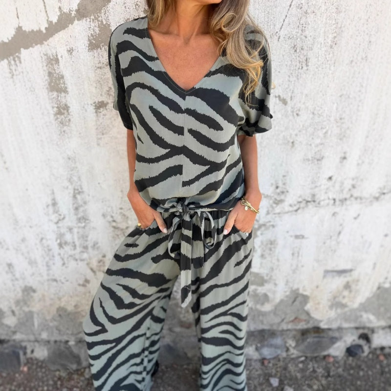 Noemi | Elegante set con scollo a V